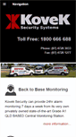 Mobile Screenshot of koveksecurity.com.au